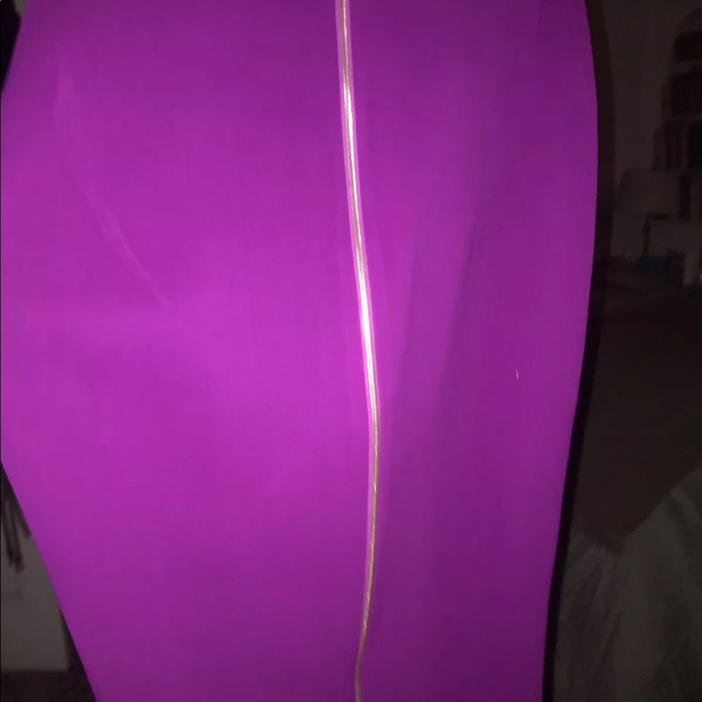 Victoria Beckham 4 purple one strap dress violet. Beautiful color. - Picture 4 of 7